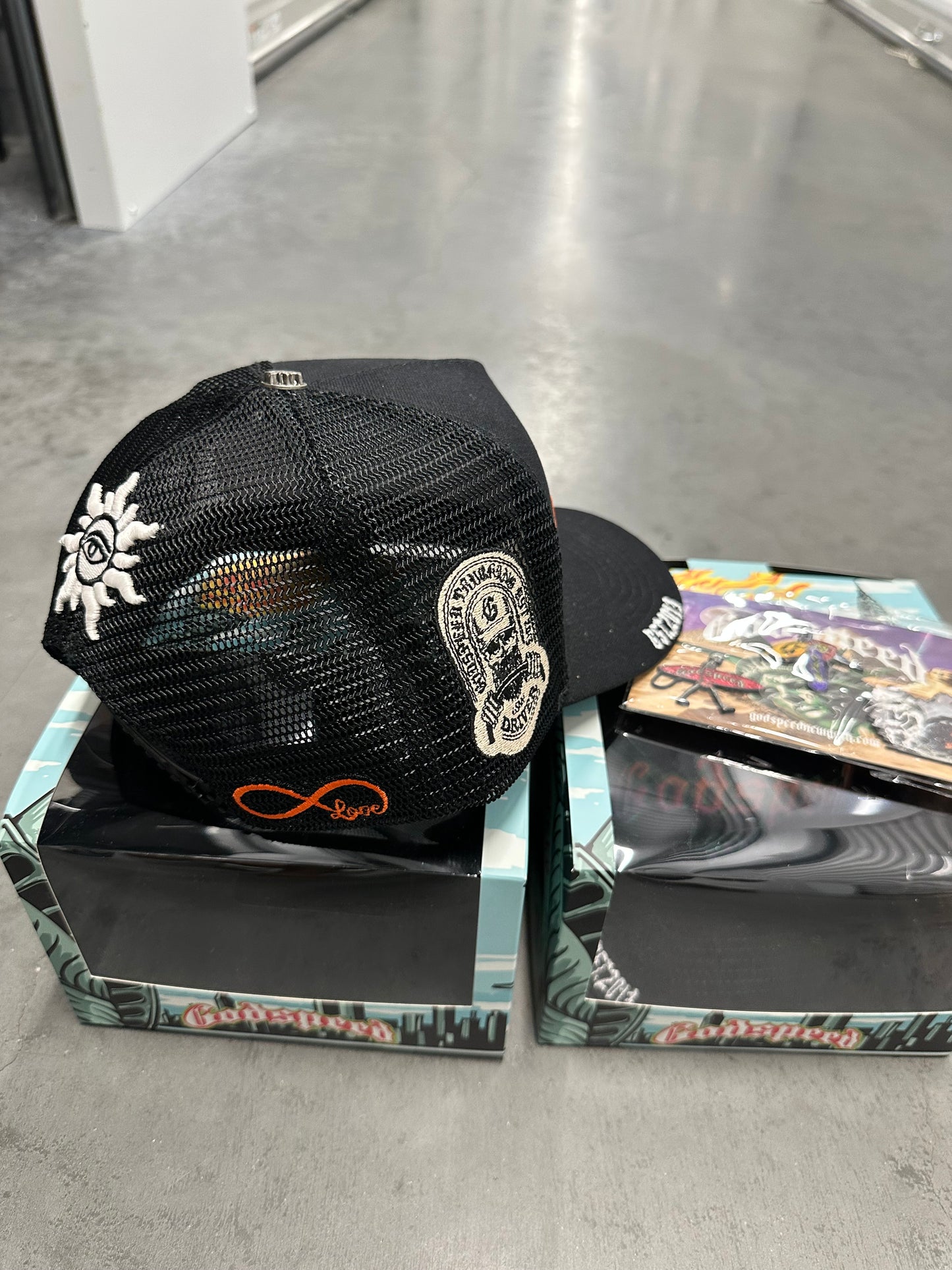 Godspeed Forever Trucker Hat / Pins