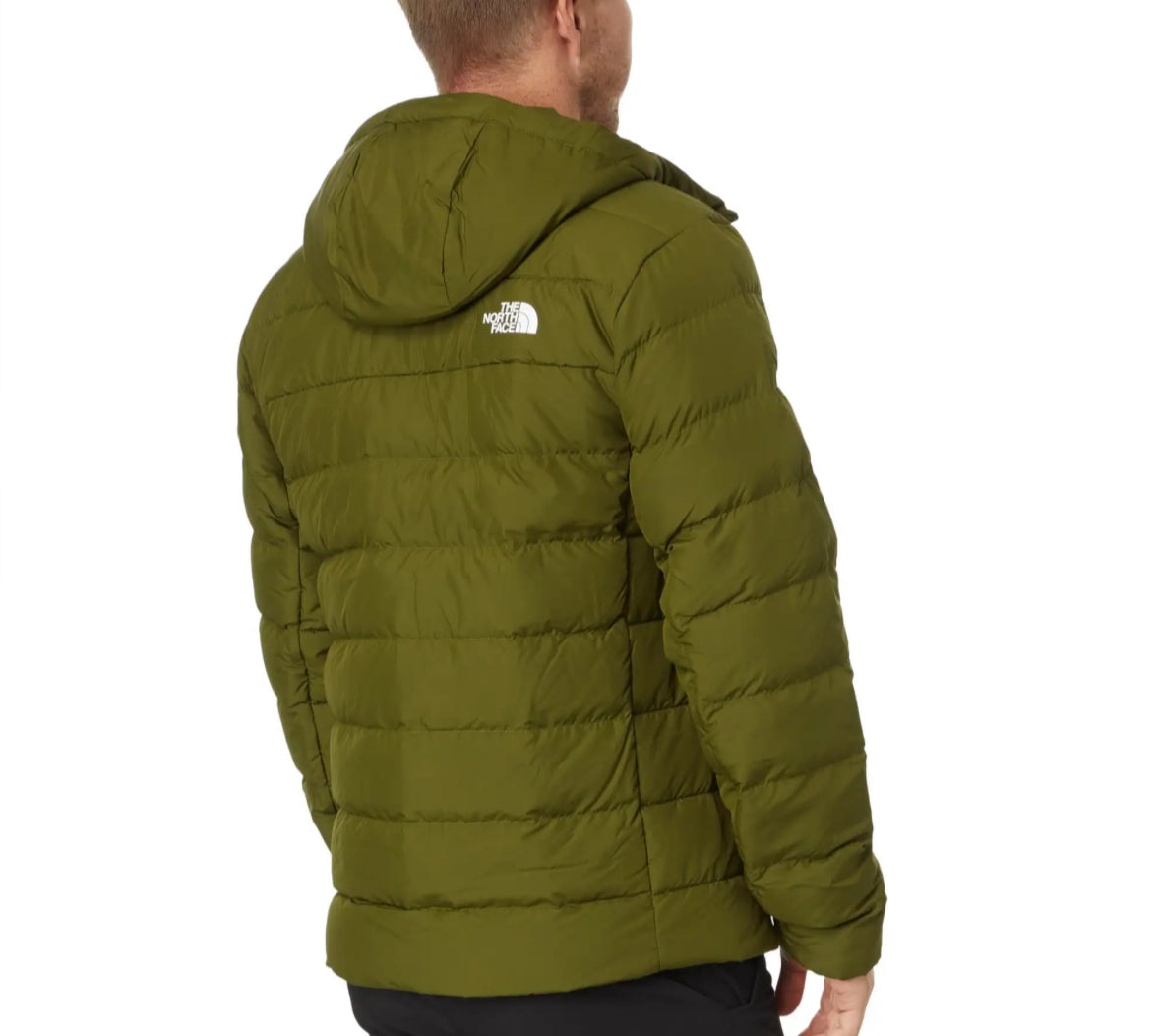 The North FaceMan’s Aconcagua 3 lined padded hoodie jacket olive green