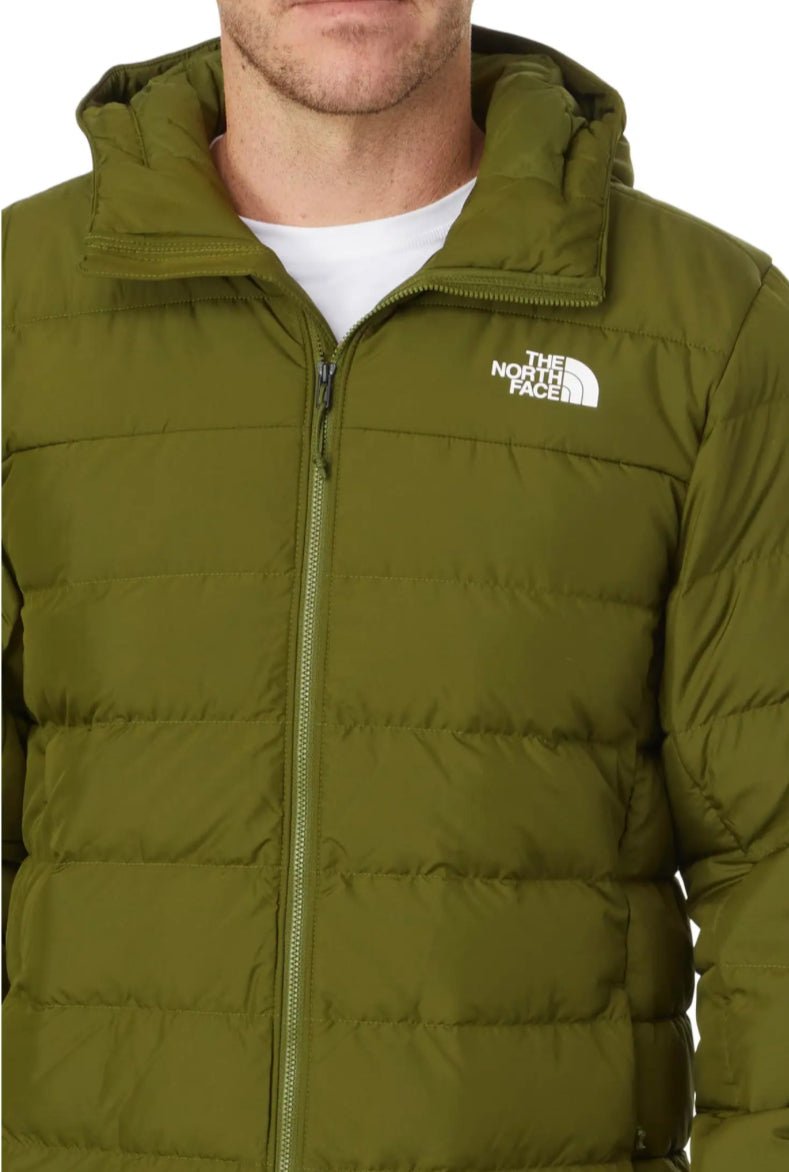 The North FaceMan’s Aconcagua 3 lined padded hoodie jacket olive green