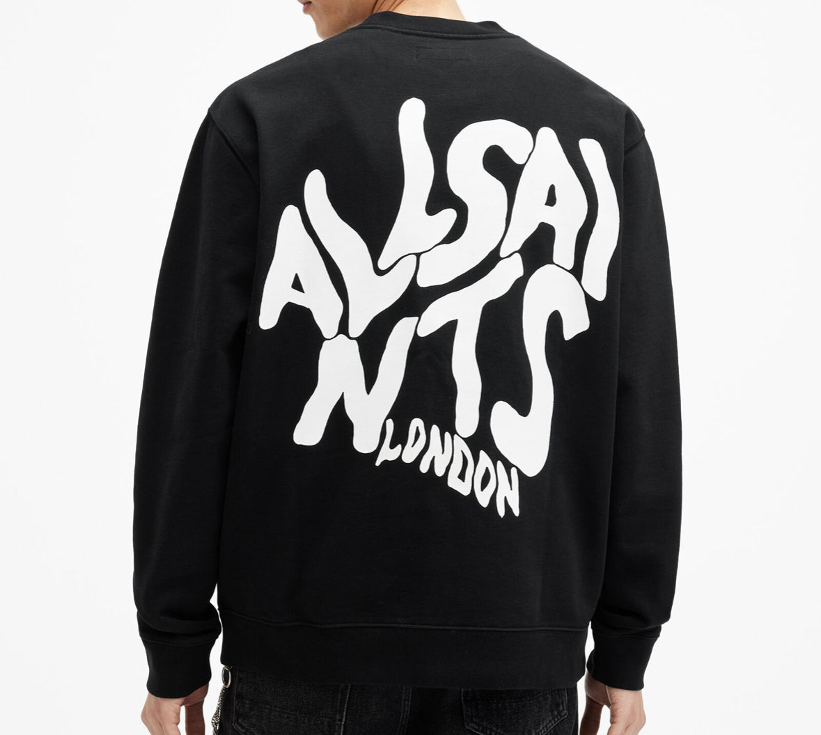 ALLSAINTS Orlando Logo Printed Crew Neck Sweatshirt