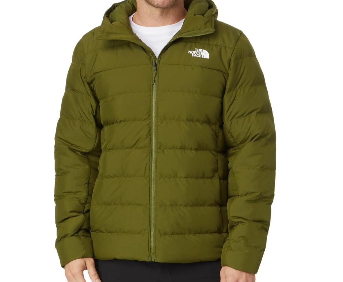 The North FaceMan’s Aconcagua 3 lined padded hoodie jacket olive green