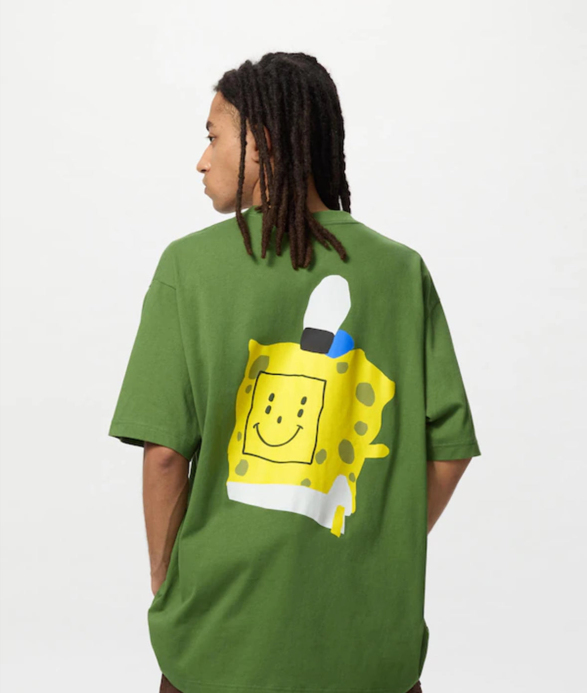 SpongeBob SquarePants Cactus Plant Flea Market UT Graphic T-Shirt