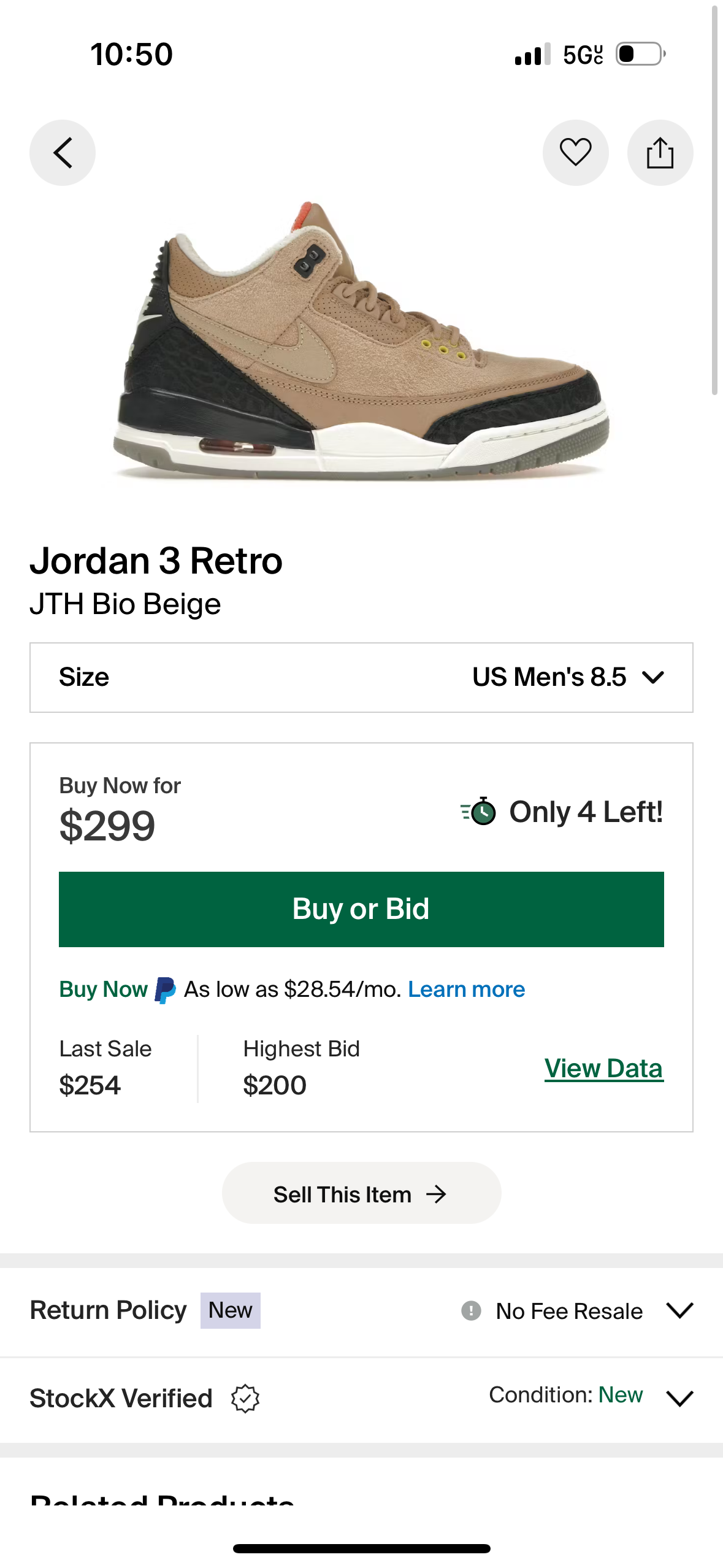 Jordan 3 “JTH Bio Beige