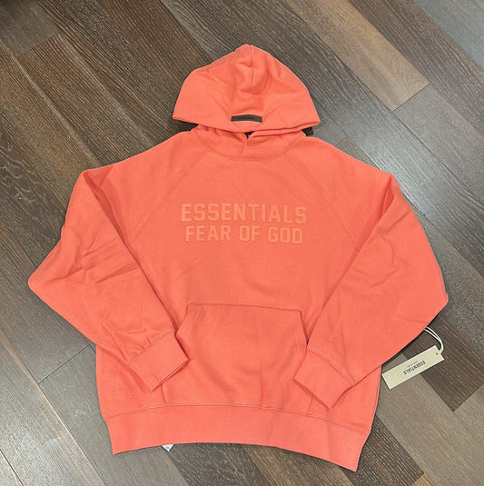 Fear Of God Essential Pullover Hoodie “Coral”
