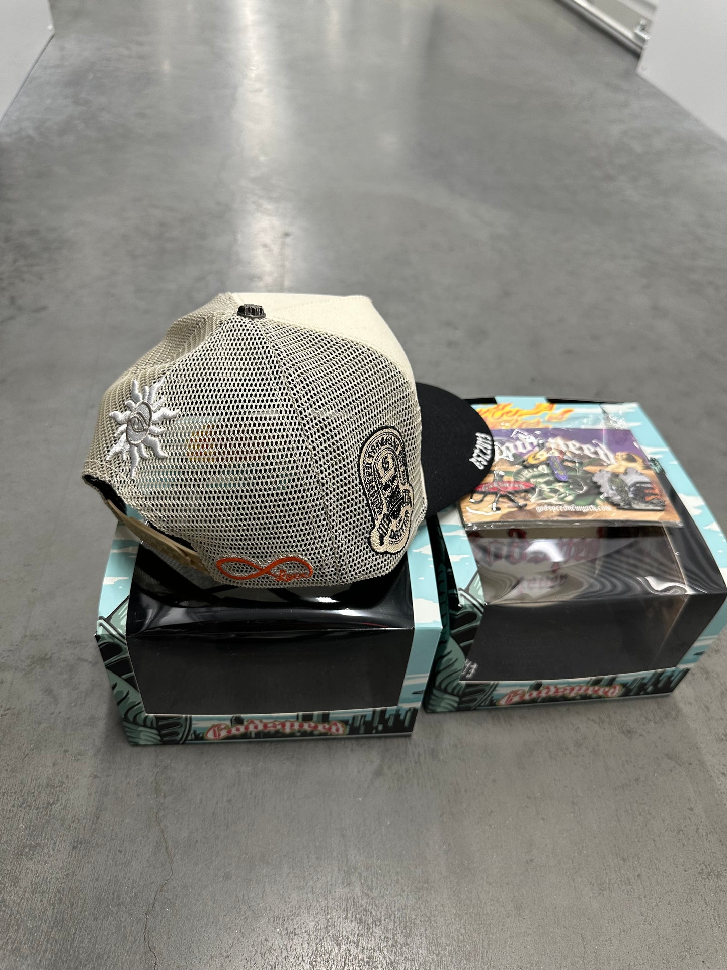 Godspeed Forever Trucker Hat / Pins