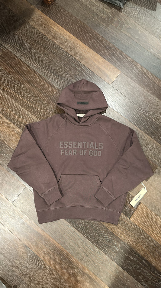 Fear Of God Essential Pullover Hoodie “Plum”