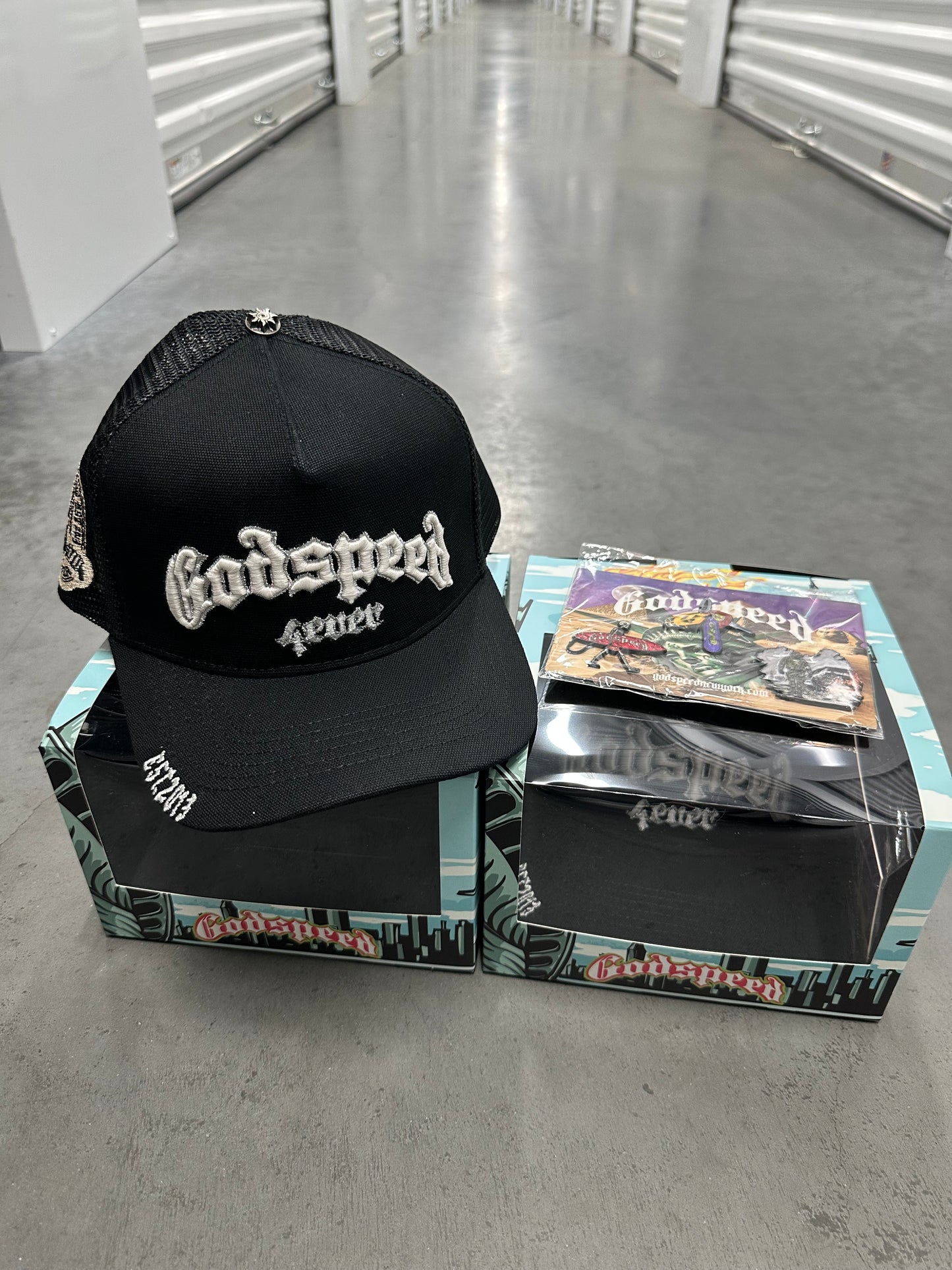 Godspeed Forever Trucker Hat / Pins
