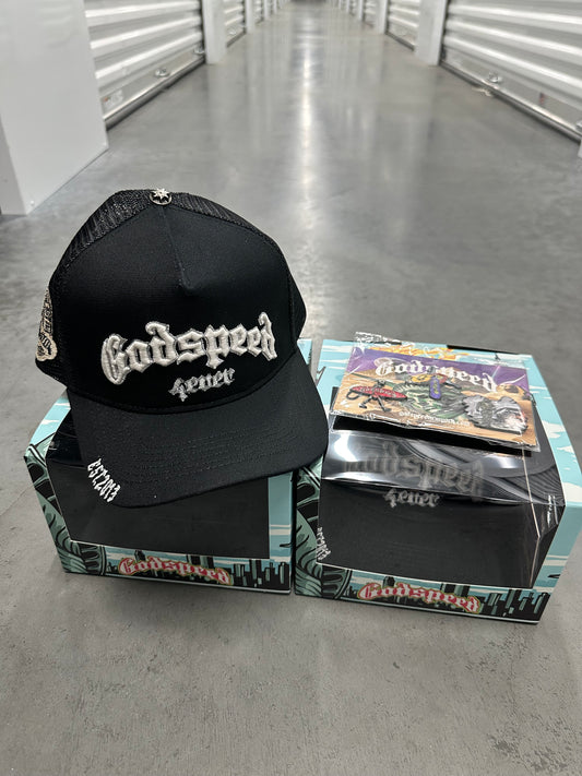 Godspeed Forever Trucker Hat / Pins