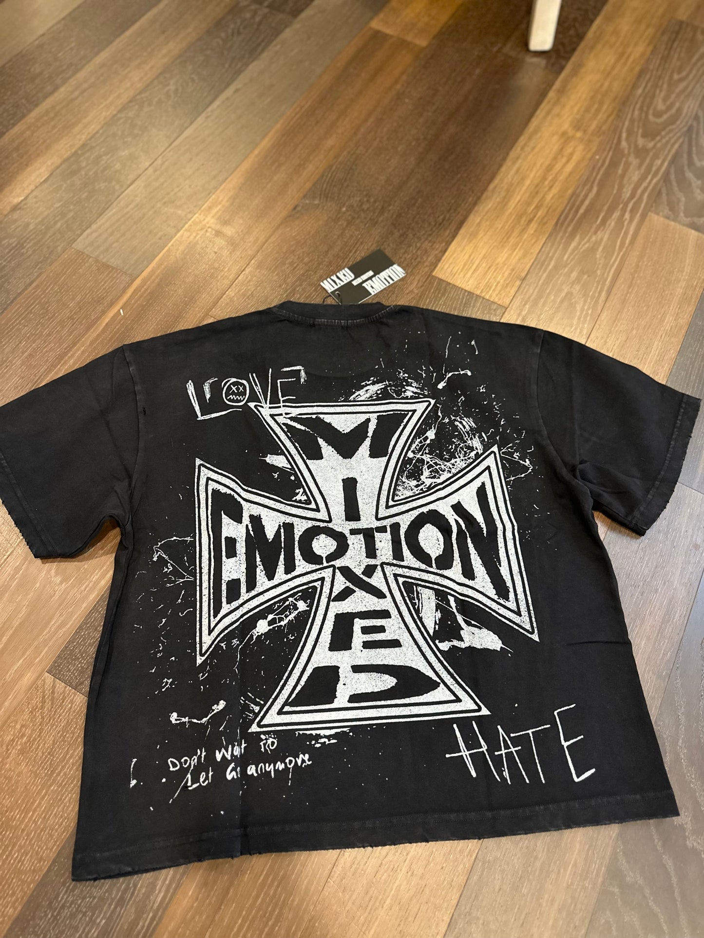 Mixed emotions chaos tee
