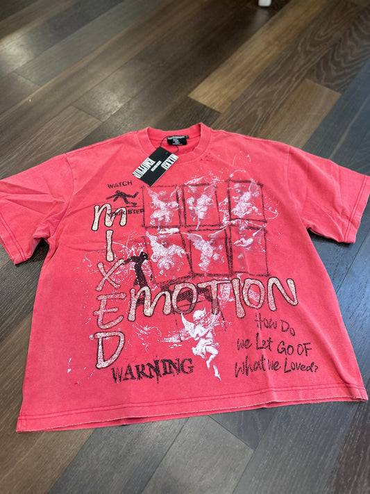 Mixed emotions crimson tee