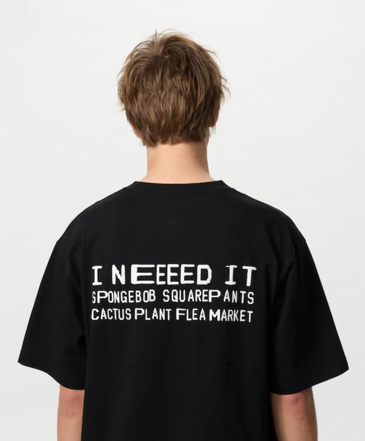 SpongeBob SquarePants Cactus Plant Flea Market UT Graphic T-Shirt