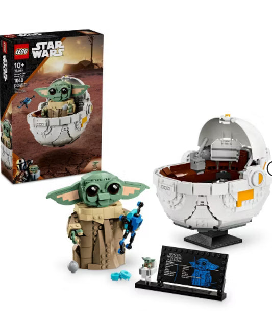 LEGO Star Wars The Mandalorian Grogu With Hover set