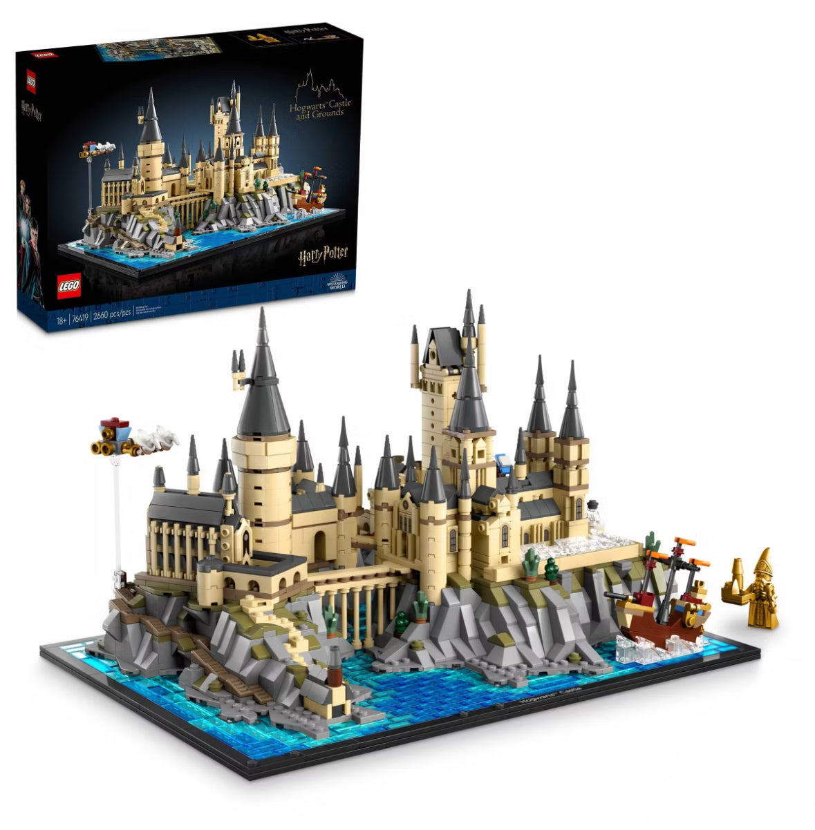 LEGO Harry Potter Hogwarts Castle and Grounds Wizarding Building Set