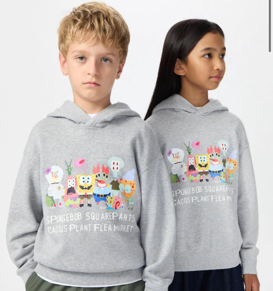 SpongeBob SquarePants Cactus Plant Flea Market Sweat Hoodie (kids)