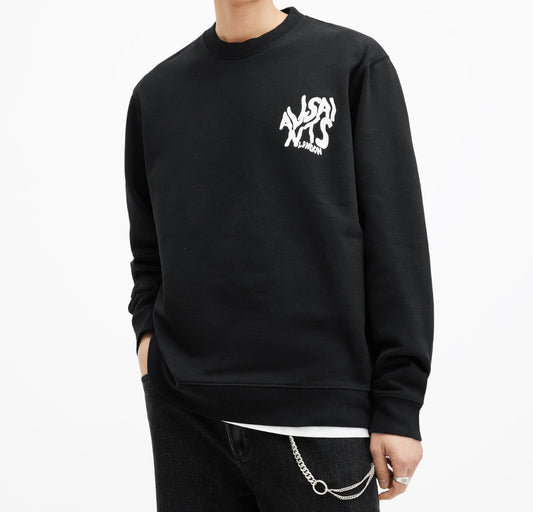 ALLSAINTS Orlando Logo Printed Crew Neck Sweatshirt