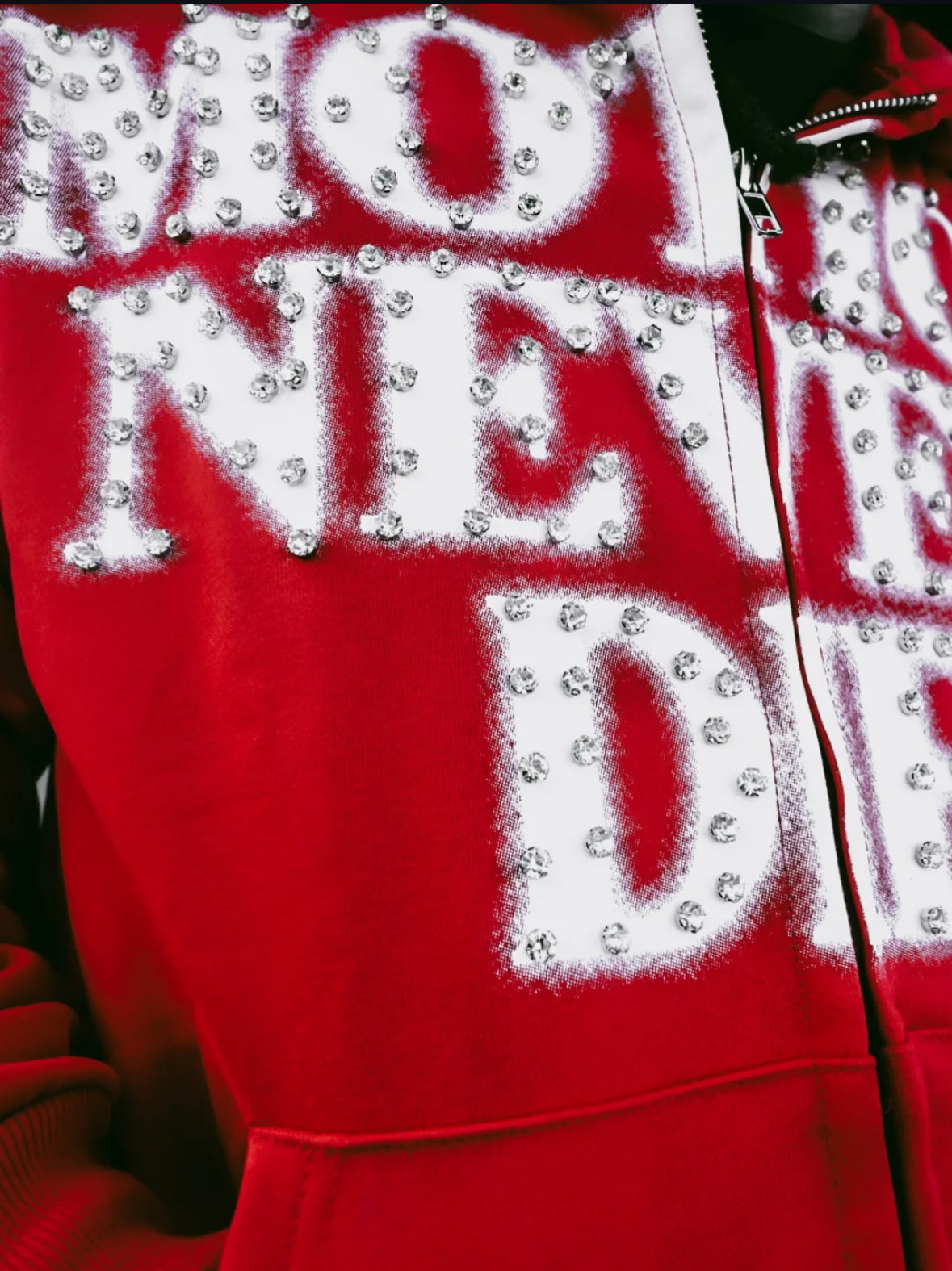 Mixed Emotions Zip Up Hoodie “Emotion Never Die”