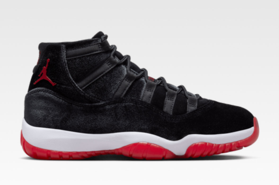 Jordan 11 “Bred Valvet” (women’s)