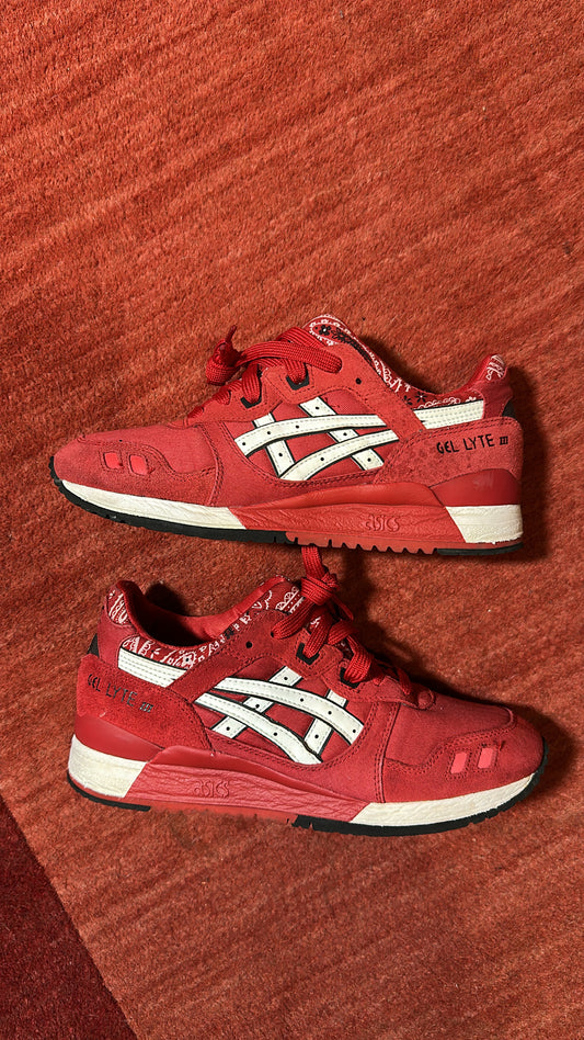 ASICS Gel-Lyte lll “Bandana Red”