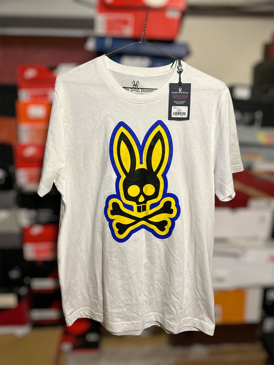 Psycho Bunny classic tee White Big Logo