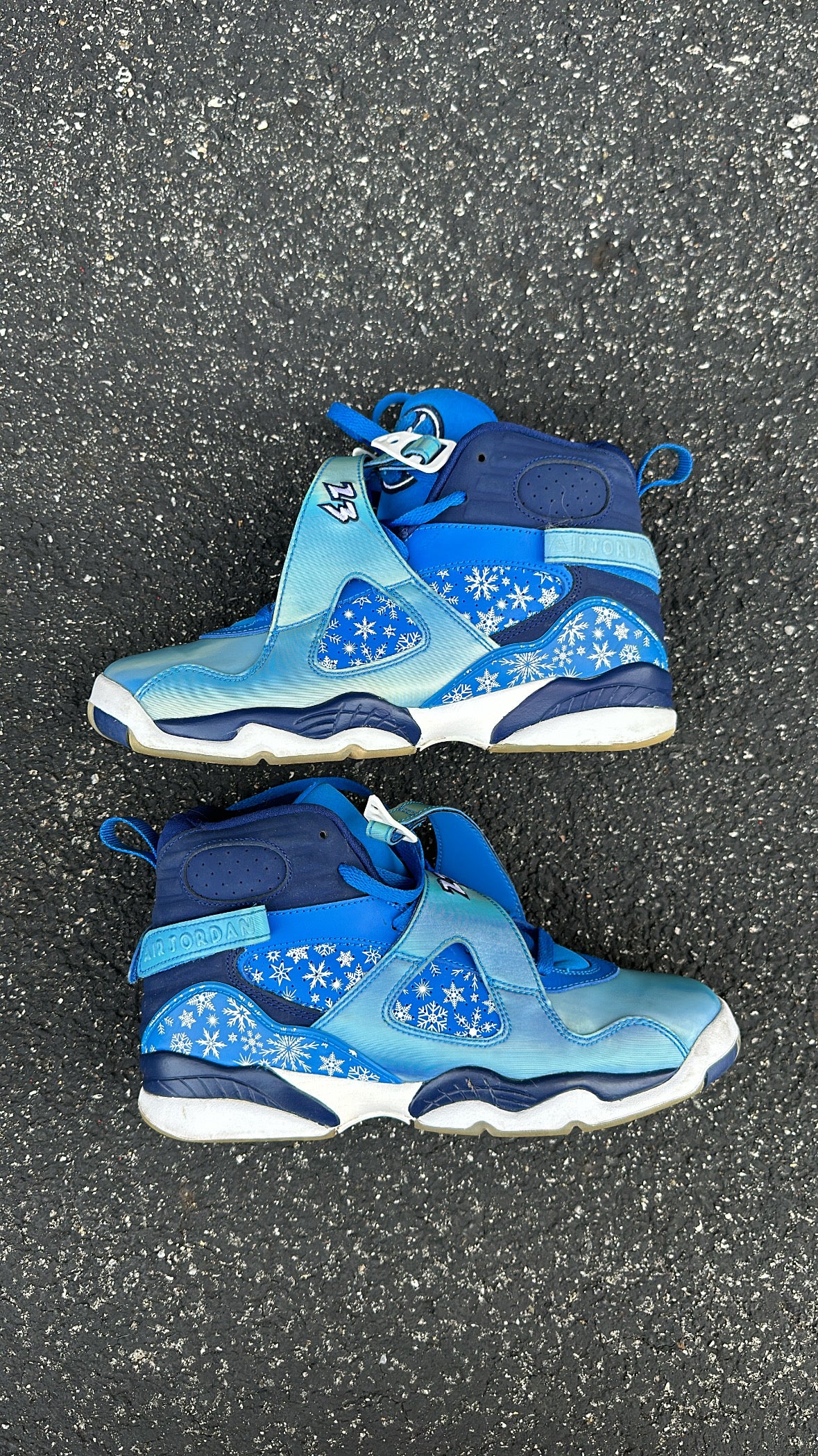 Jordan 8 “Snow Blizzard” (GS)