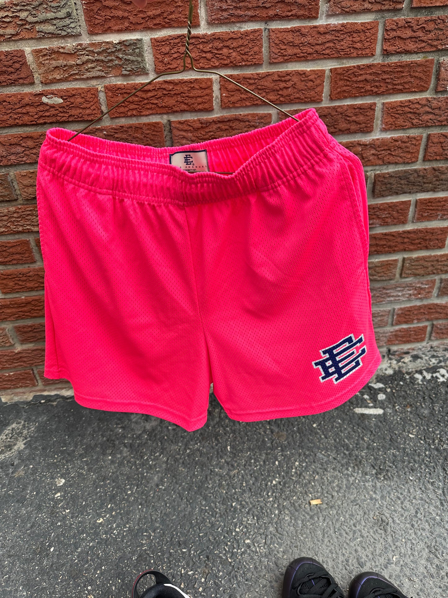 Eric Emanuel EE basic shorts “Pink/Navy”