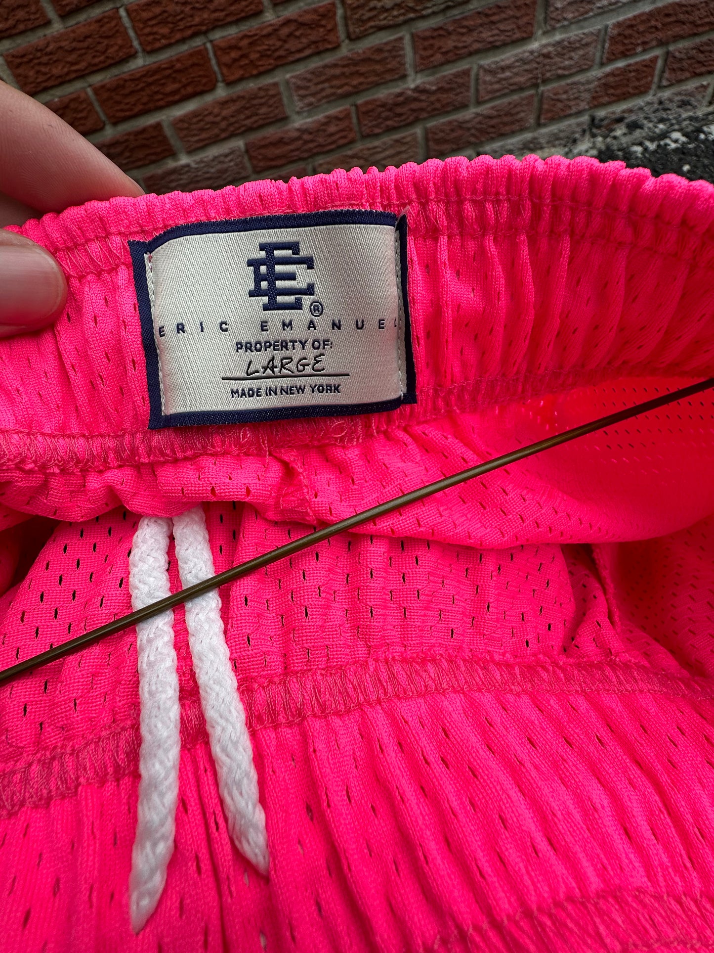 Eric Emanuel EE basic shorts “Pink/Navy”