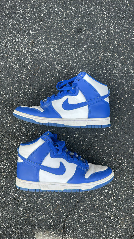 Nike dunk high “white/blue”